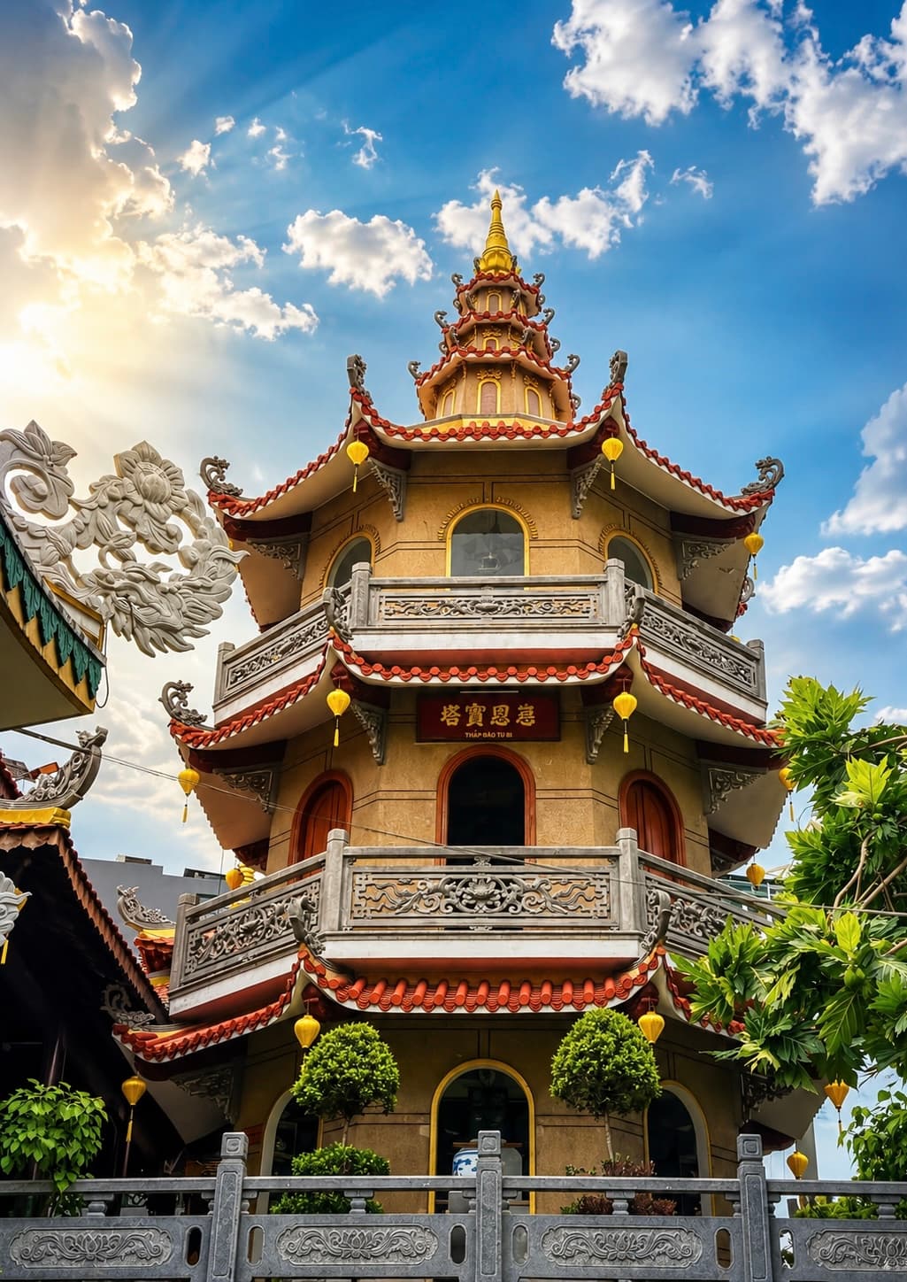 Ghé thăm Tịnh xá Linh Quang